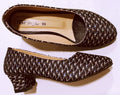 Ladies Covered Heel Shoe 1301C Black
