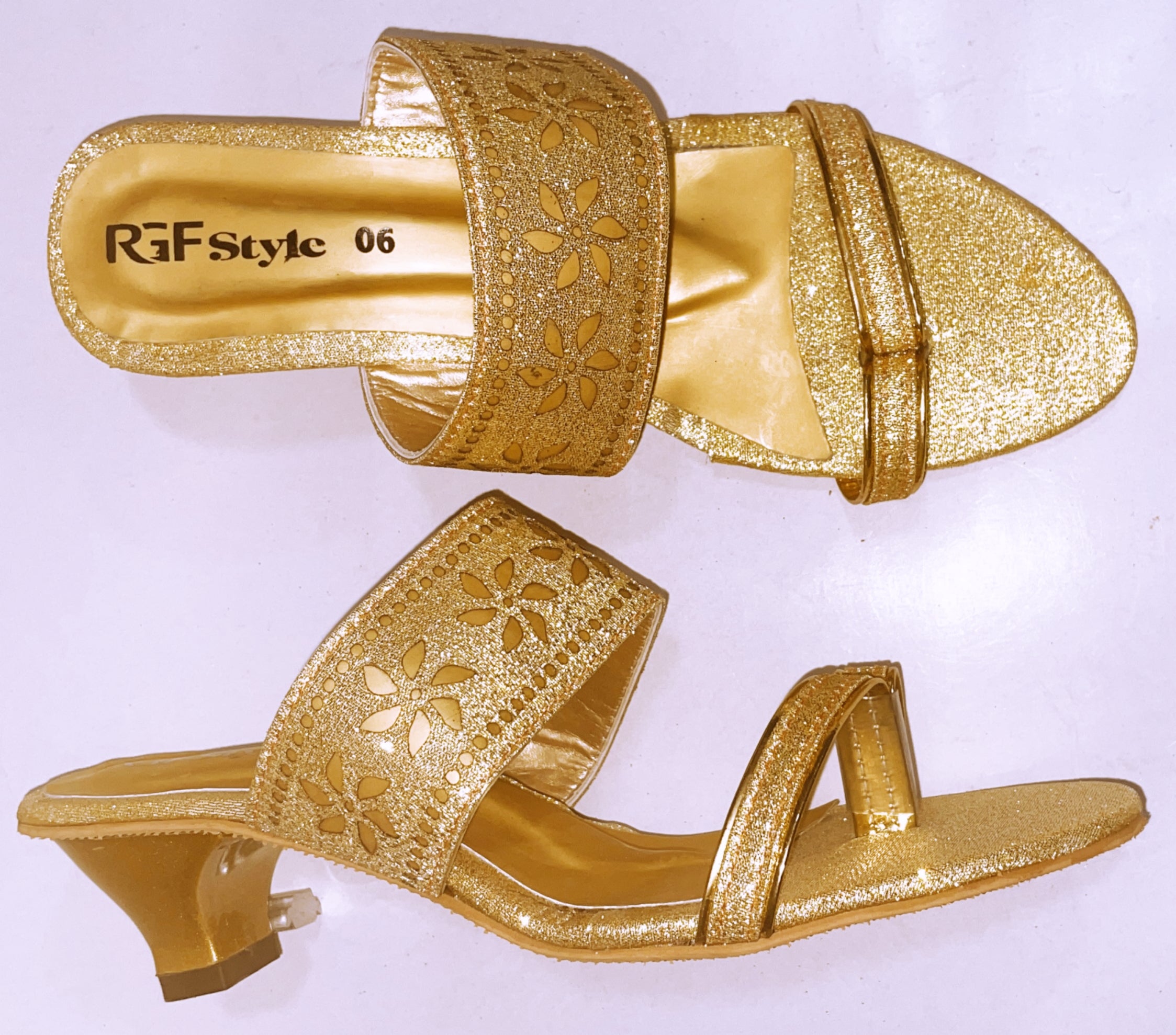 Women's Wedding Heel 1411 Gold