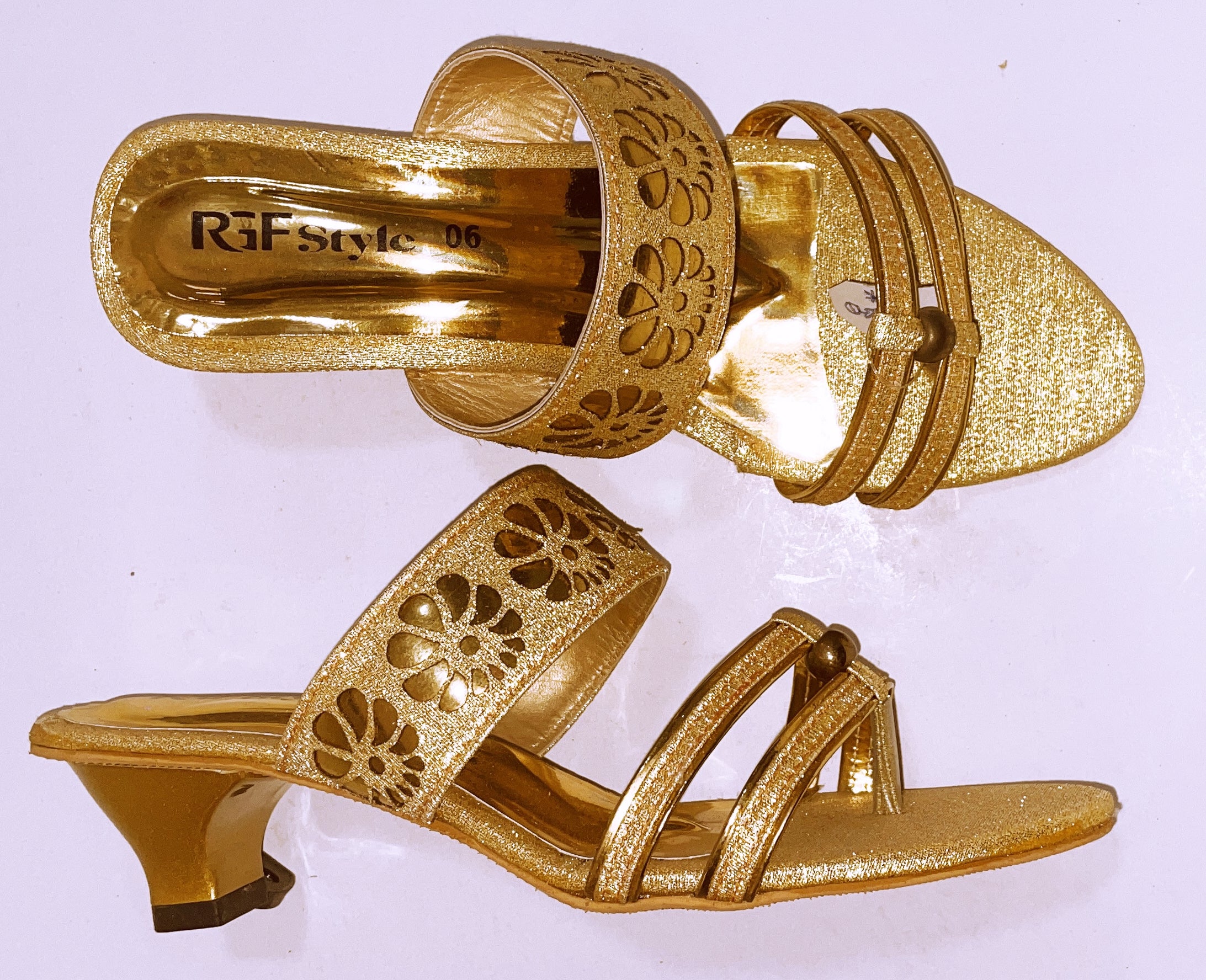 Women's Wedding  Heel 1412 Gold