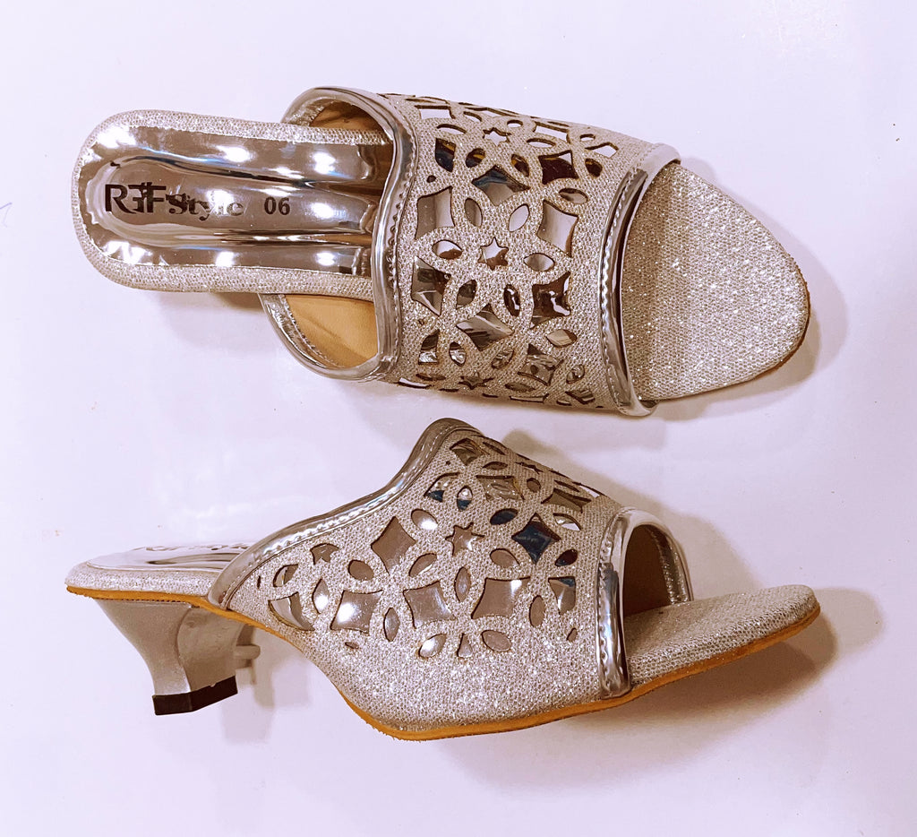 Women's Wedding Heel 1520 Silver