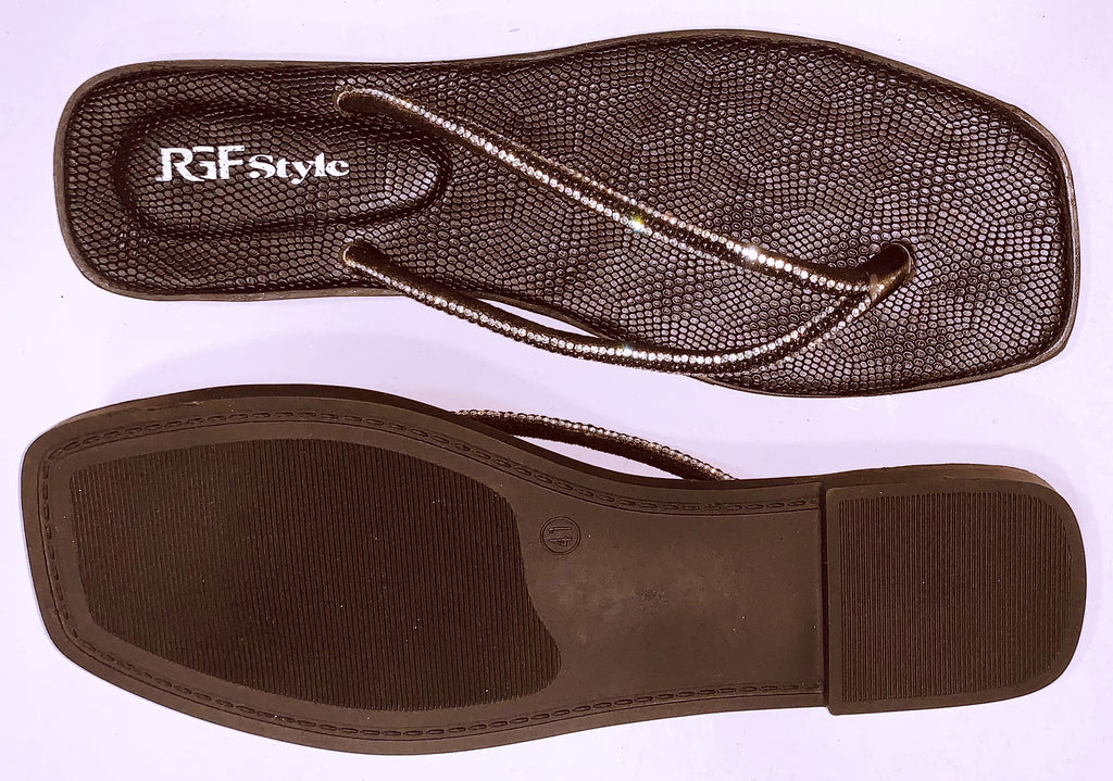 Flat PU Sole for Women 400X Black