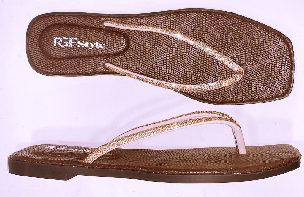 Flat PU Sole for Women 400X Brown