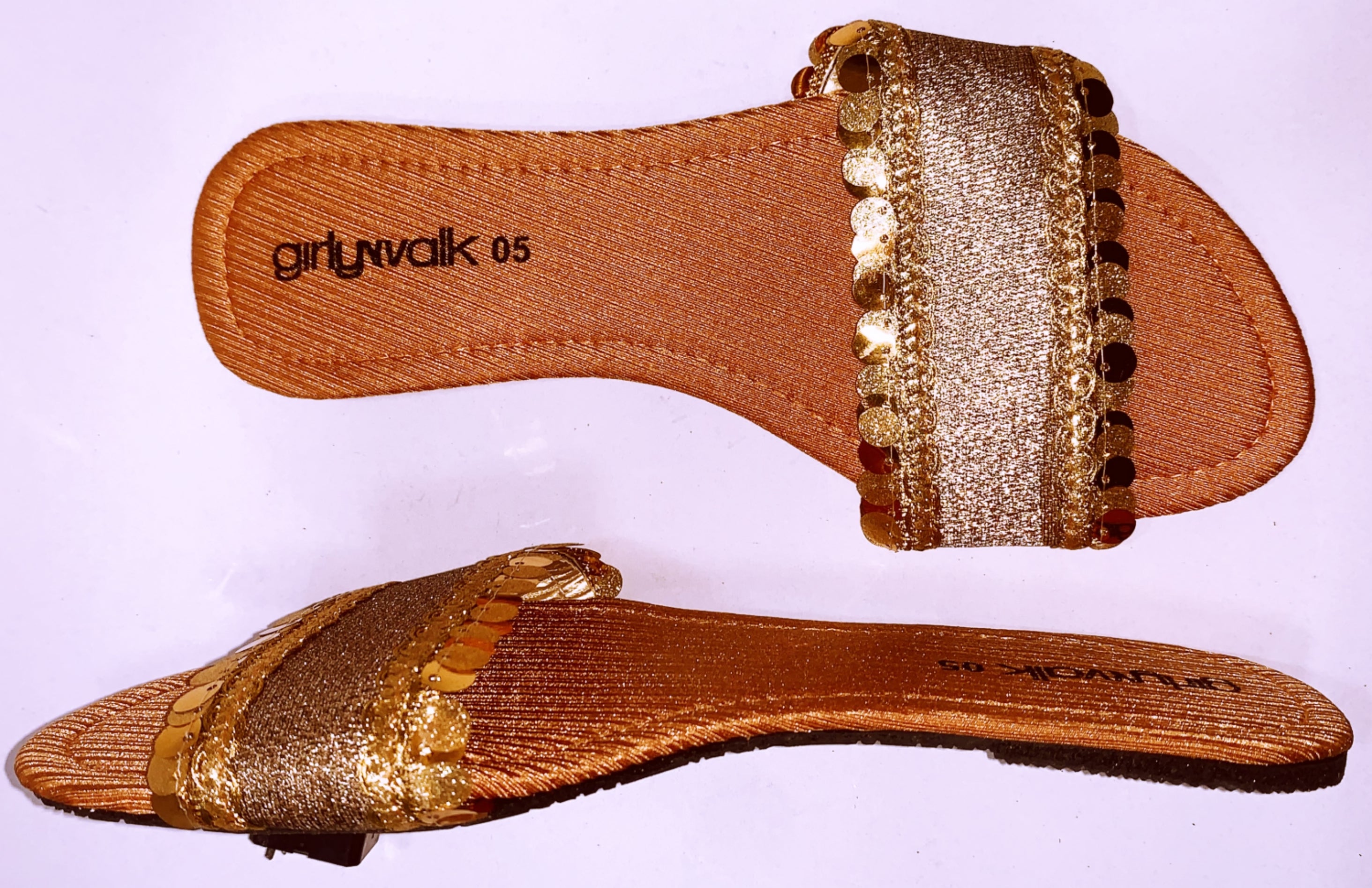 Flat  Sole for Women 409 Gold