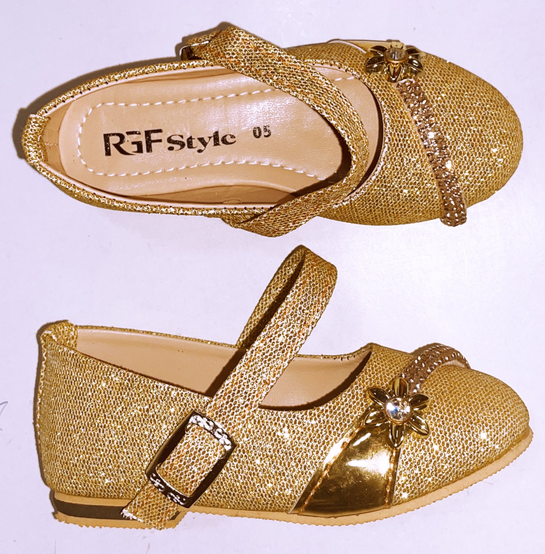 Children Shoe 571 Gold