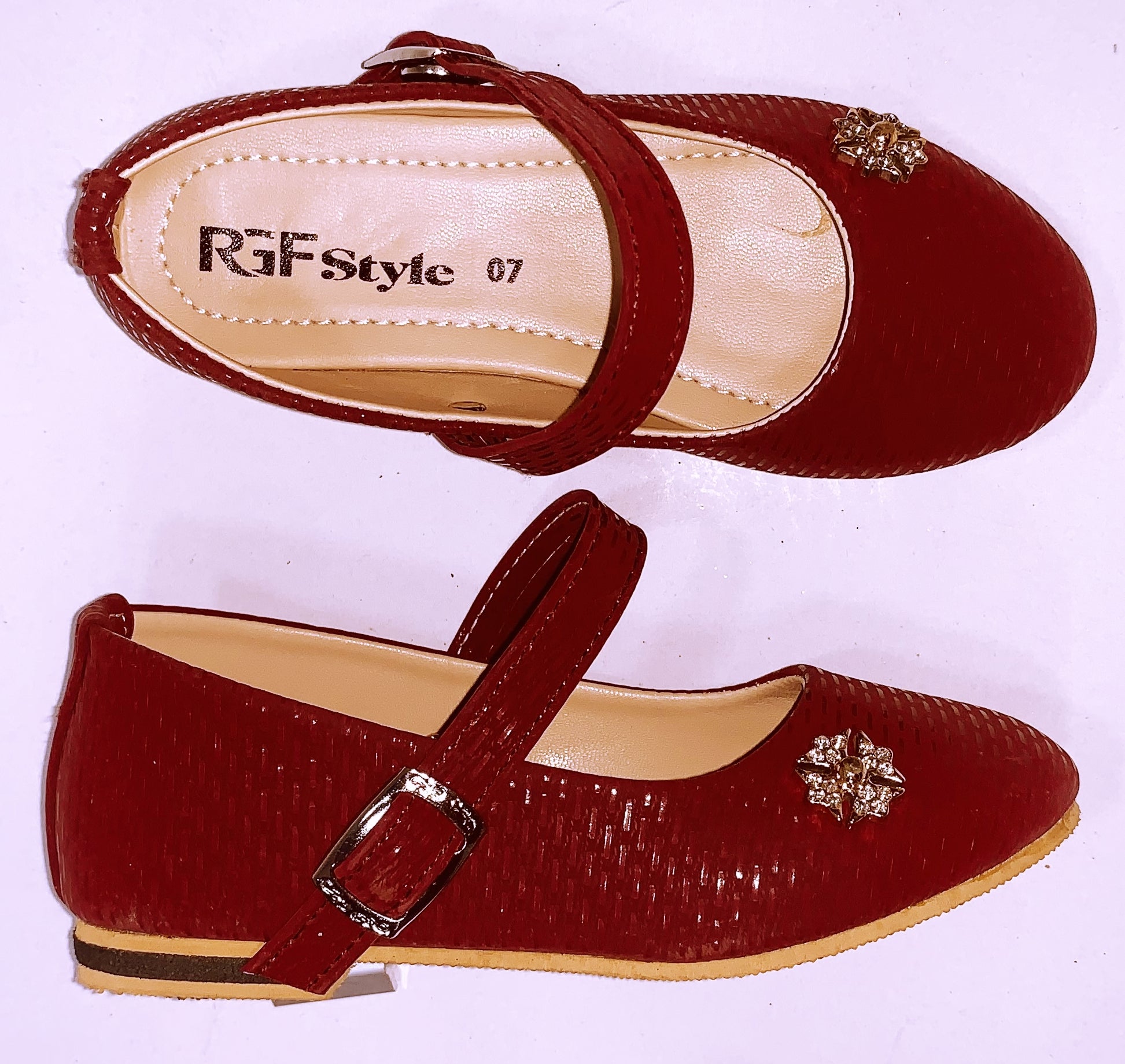 Children Shoe 576 Maroon