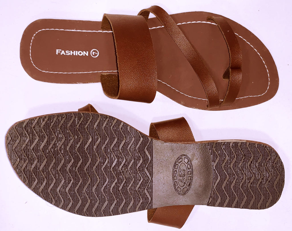 Ladies Flat   700R Brown