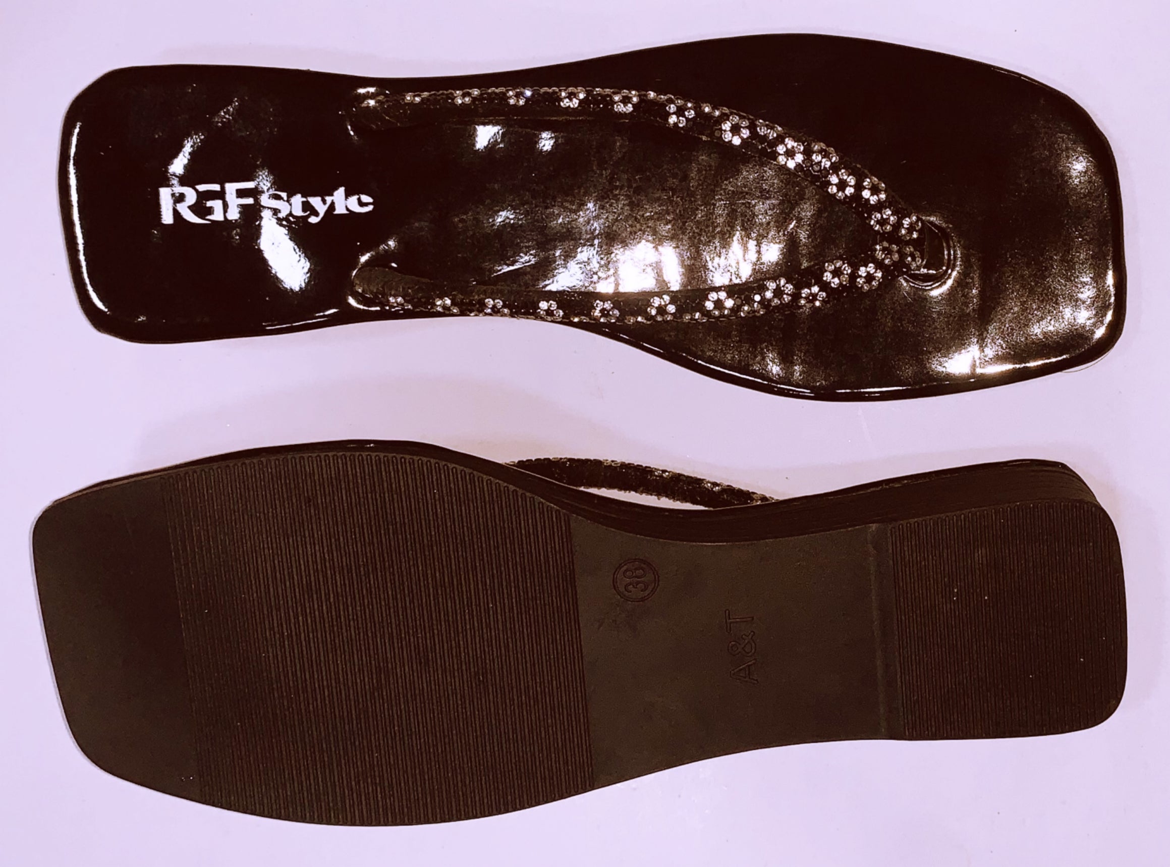 Flat PU Sole for Women  831 Black