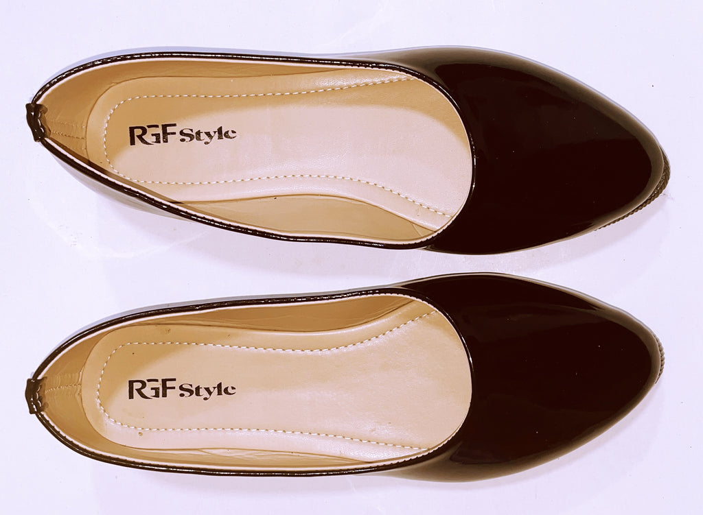 Women's Flat Shoe 835D Black