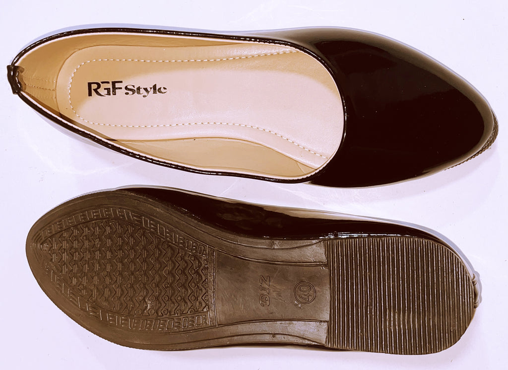 Women's Flat Shoe 835D Black