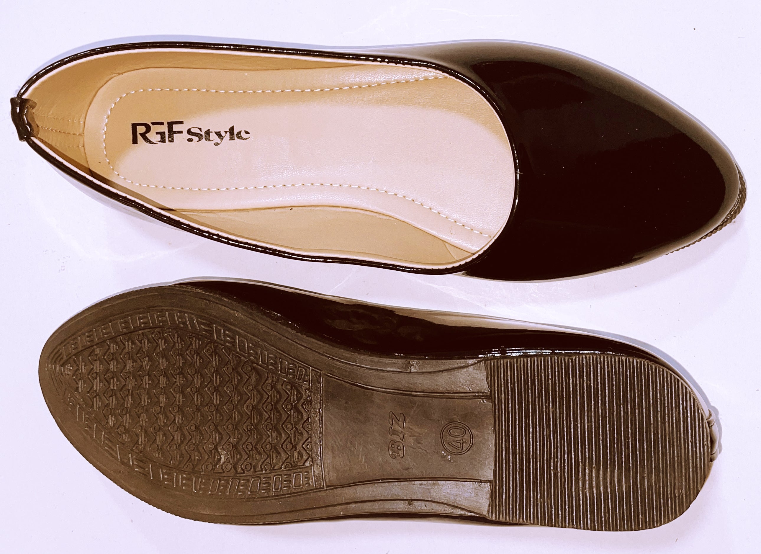 Women's Flat Shoe 835D Black