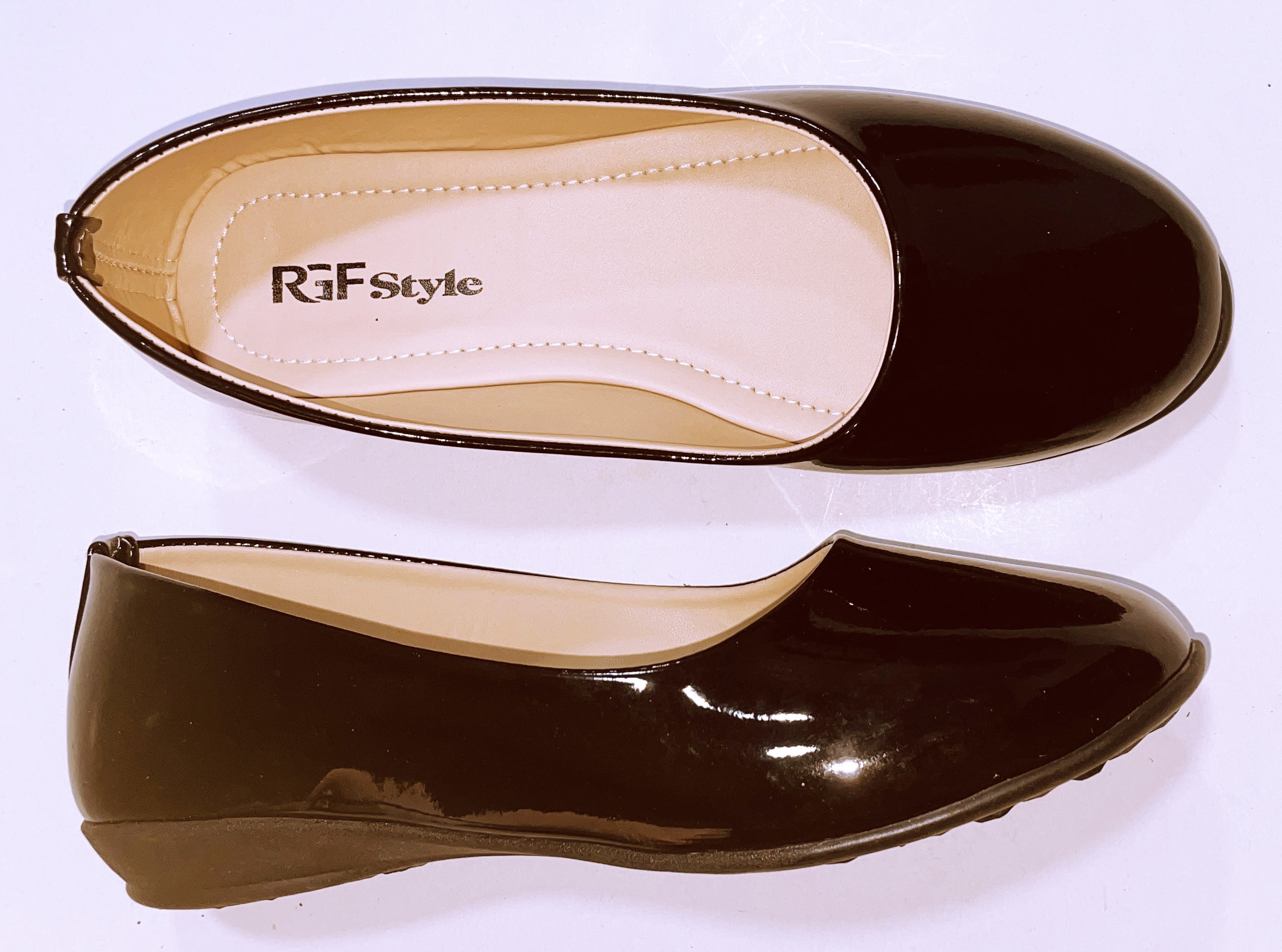 Women's Flat Shoe 836B Black