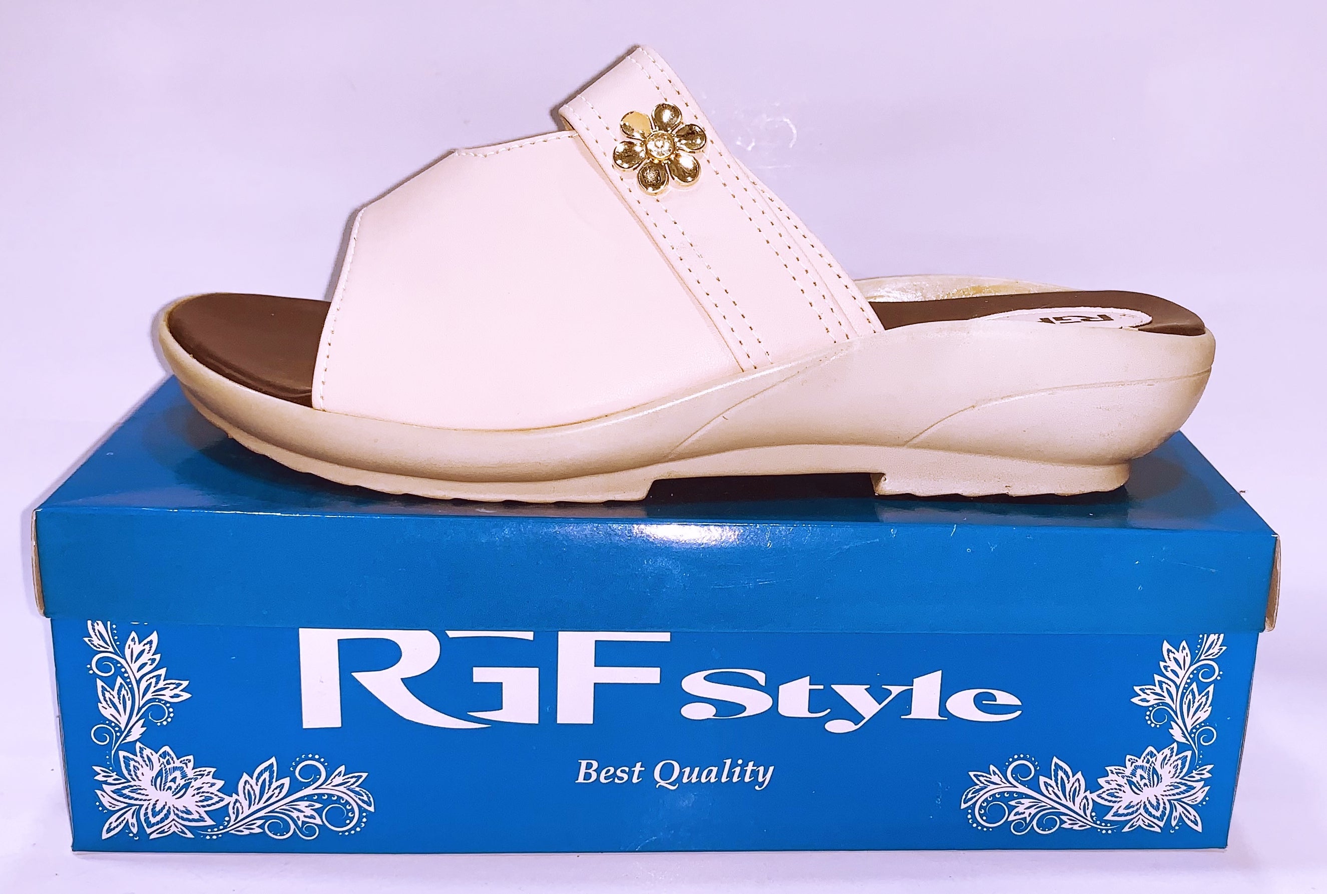 Women's High PU Sole Sandals 853 Beige