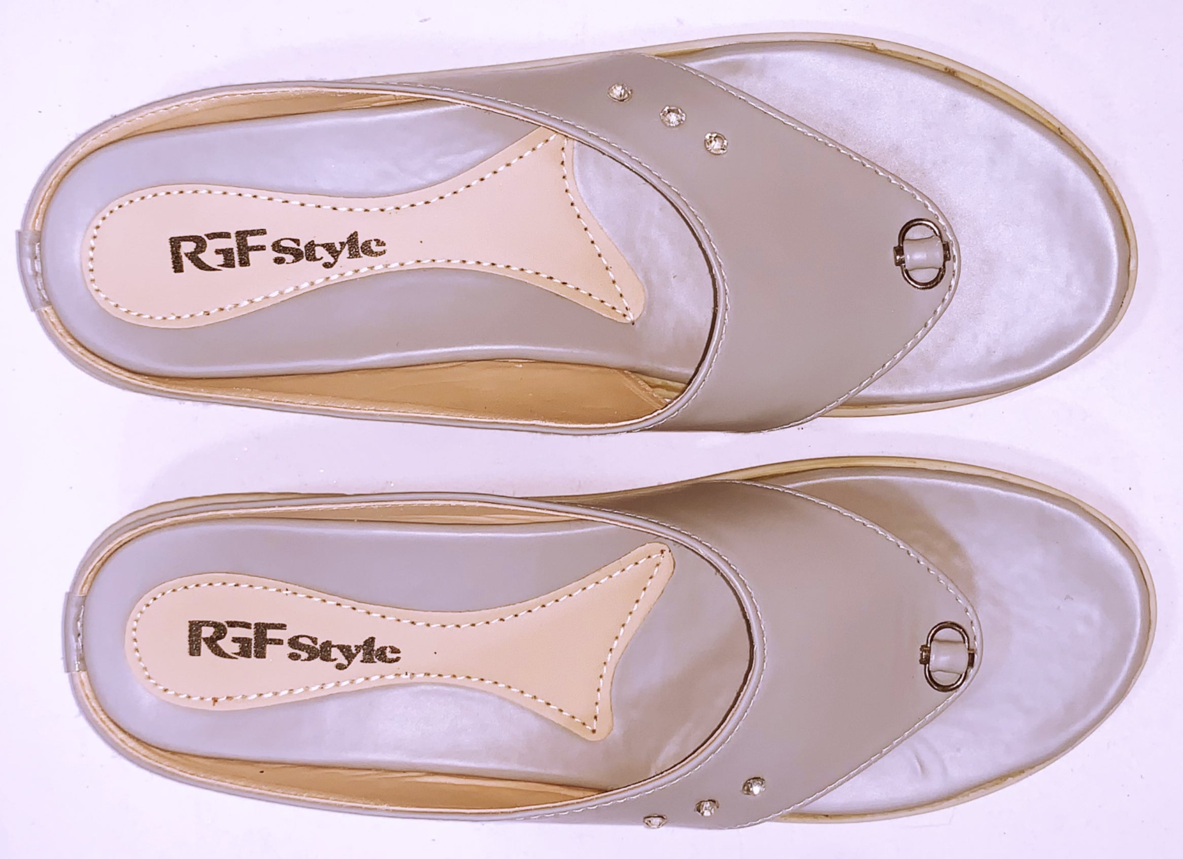 Women's High PU Sole Sandals 855 Gray