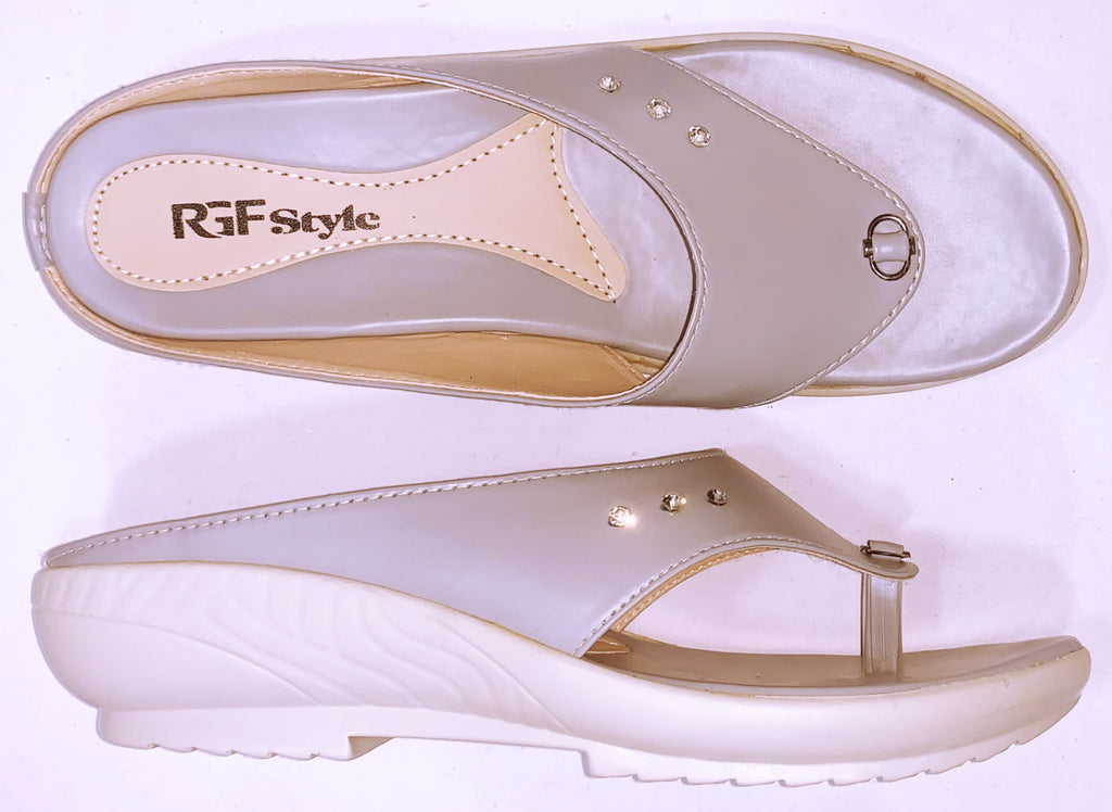 Women's High PU Sole Sandals 855 Gray