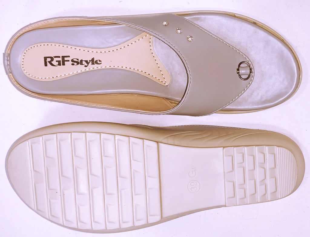 Women's High PU Sole Sandals 855 Gray