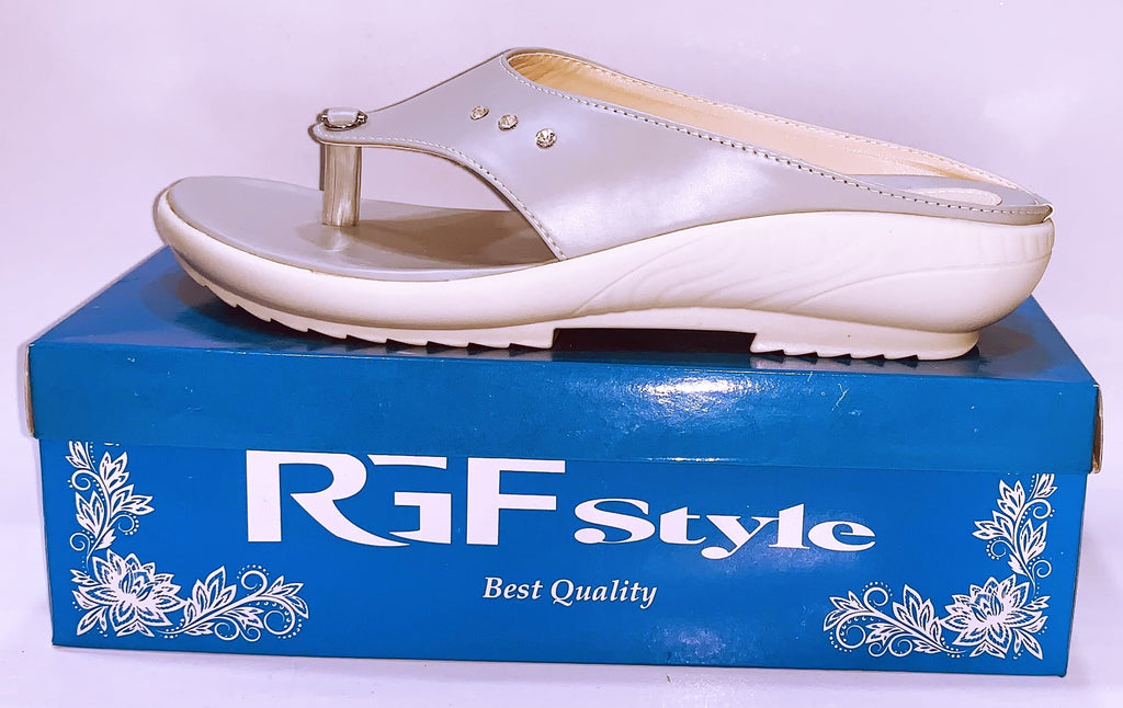 Women's High PU Sole Sandals 855 Gray