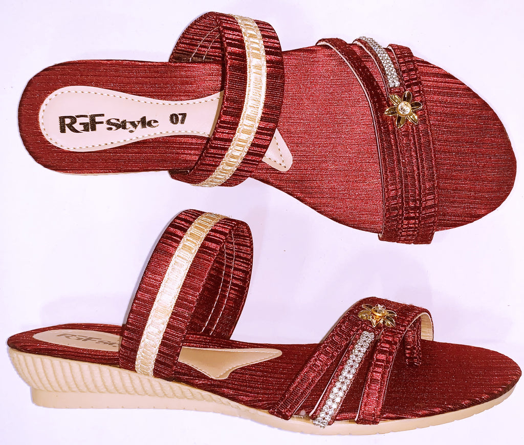 Sandals for Women 868 Maroon