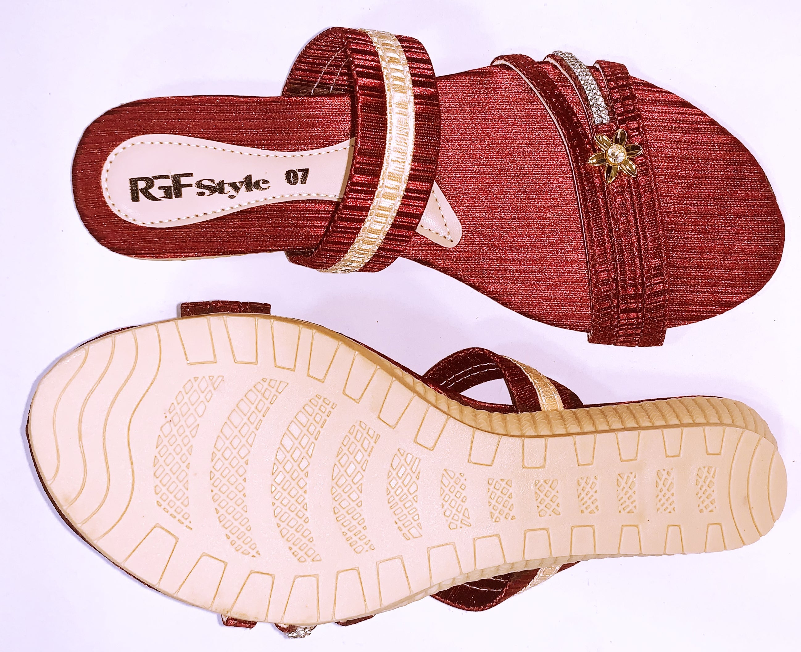 Sandals for Women 868 Maroon