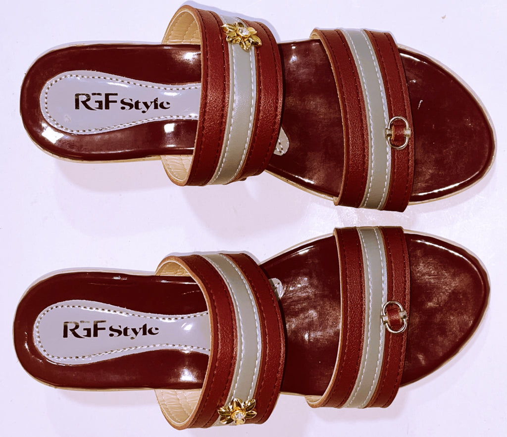 Sandals fo Women  977 Black Maroon