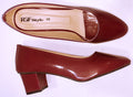 Ladies Covered Heel Shoe 992C Maroon