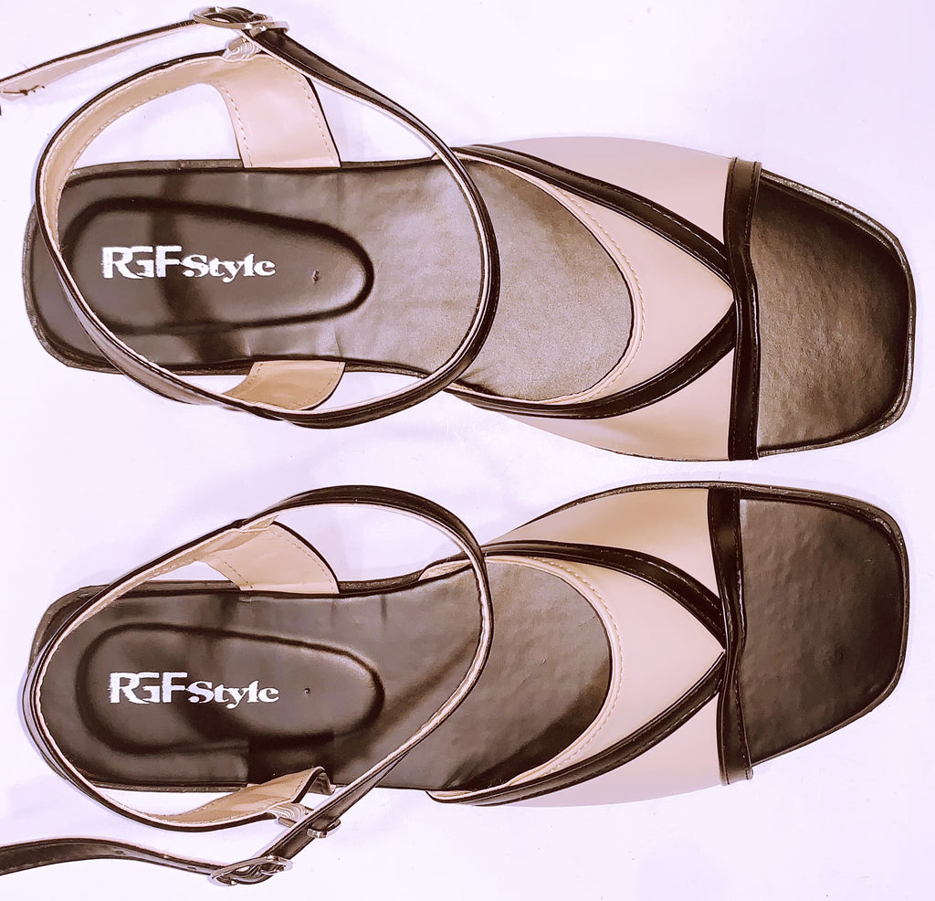 Ladies'  Flat Sandal 952-Z Black