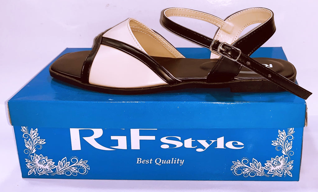 Ladies'  Flat Sandal 952-Z Black