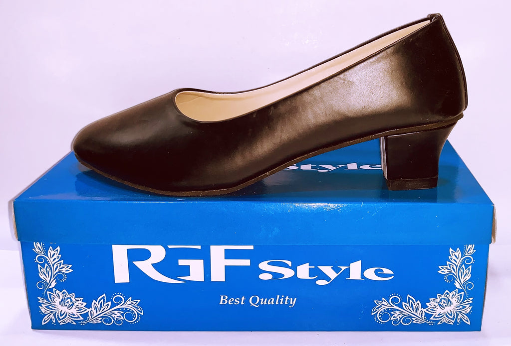 Ladies Covered Heel Shoe 995C Black